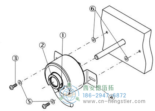 通孔空心軸編碼器的安裝方法 通孔空心軸編碼器的安裝方法
