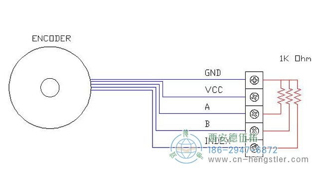 Se-終止,如何將終止電阻添加到設(shè)置單端(TTL)的hengstler增量編碼器的圖形示例。 Se-終止,如何將終止電阻添加到設(shè)置單端(TTL)的hengstler增量編碼器的圖形示例。